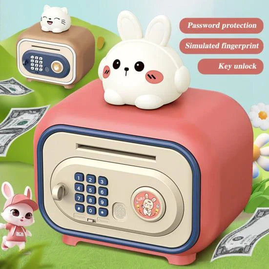 Kids Electronic ATM Piggy Bank - Cartoon Money Saving Box with Password Lock Main image
