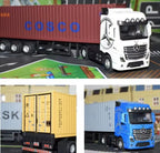 Scania Container Truck Die-Cast Model 1:50 - Heavy Duty Alloy with Opening Doors