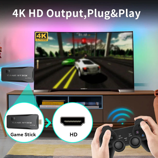 2.4g Wireless Controller Gamepad With 64gb Memory Free Hover Image