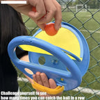 Kids Hand Catch & Throw Ball Game - 2-Player Set with Rackets