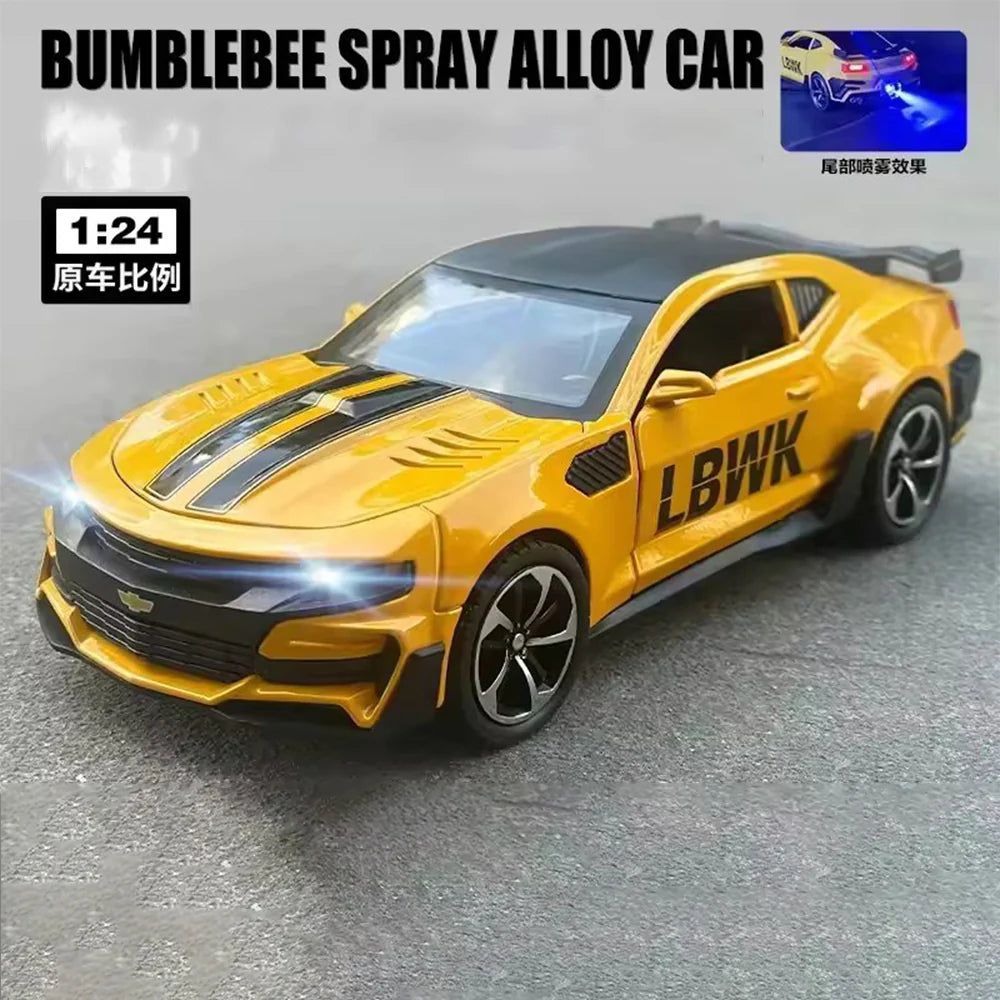 1:24 Scale Chevrolet Camaro Die-Cast Model - Alloy Muscle Car with Opening Doors