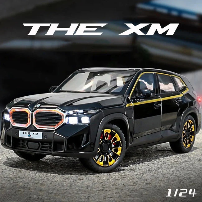 1:24 Scale BMW XM Die-Cast Model - Luxury SUV with Acrylic Display Box Hover Image
