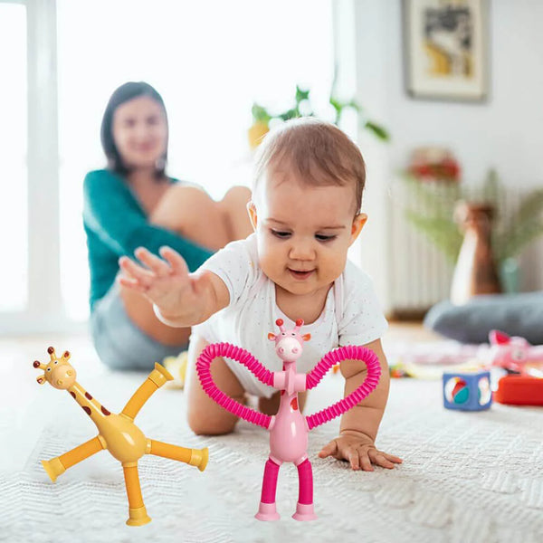 Cute Giraffe Stretch Tube Stress Relief Sensory Toy