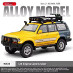 1:24 Scale Toyota Land Cruiser LC80 Diecast Model - Metal Car with Lights & Sound