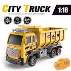 1:16 Scale Construction Engineering Truck - City Vehicle Toy