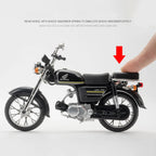 1:12 Scale Honda JH70 Die-Cast Motorcycle Model - Alloy Collectible with Rubber Tires