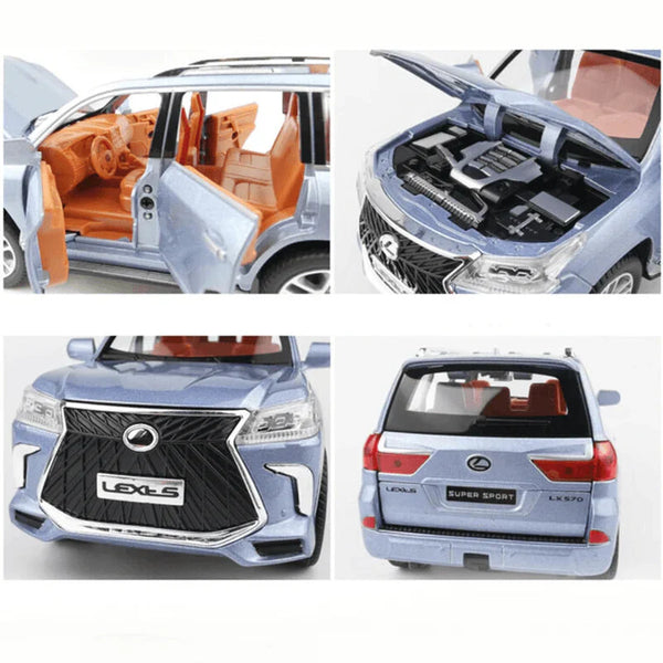 1:24 Scale Lexus LX 570 Die-Cast Model - SUV with Acrylic Display Box