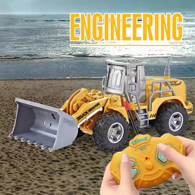 Construction Bulldozer Toy 1:16 Scale - City Engineering Truck for Kids Main Image