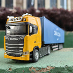 Scania Container Truck Die-Cast Model 1:50 - Heavy Duty Alloy with Opening Doors
