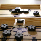 Wooden Pucket Game - Fast Sling Puck Table Hockey Game for 2 Players
