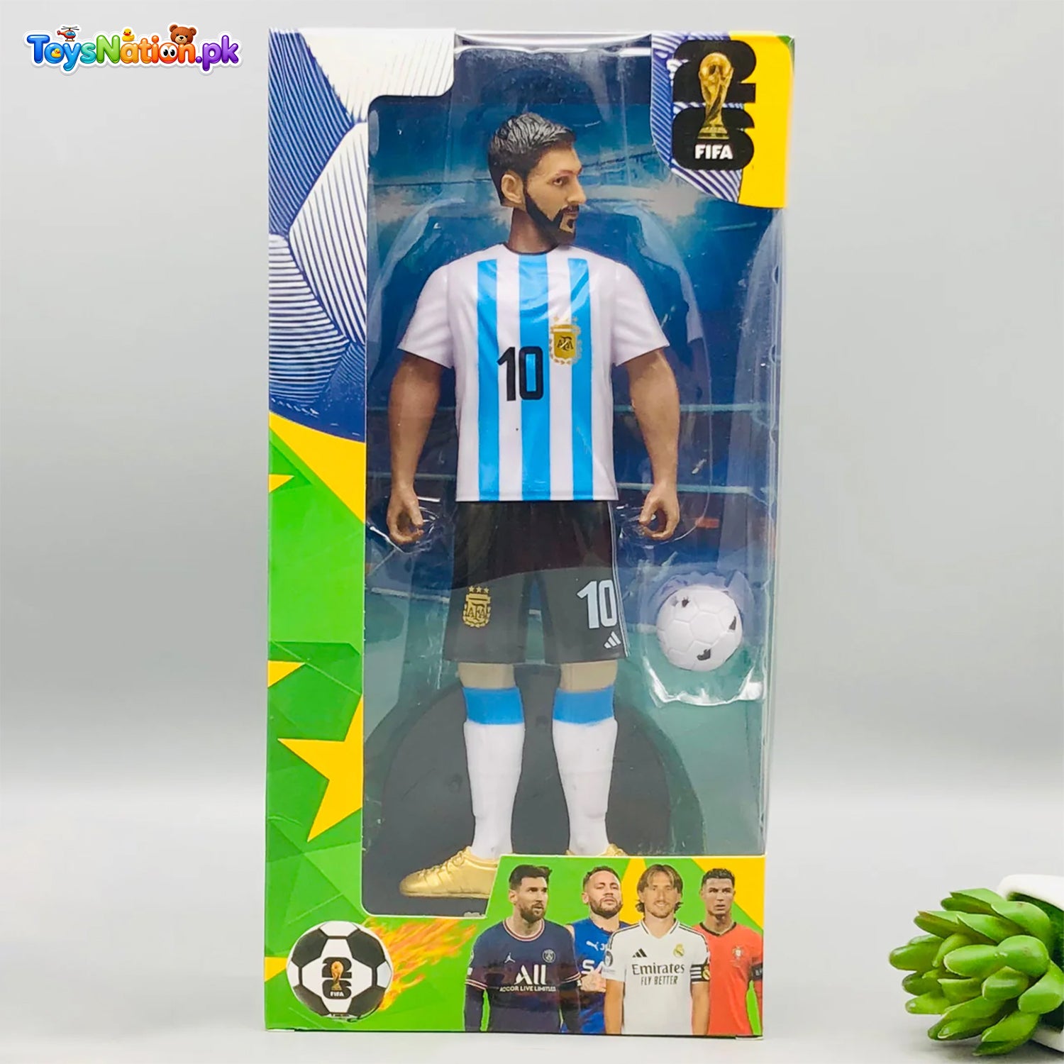 Premium 10-Inch Football Player Action Figure - Collectible Sports Toy Secondary image