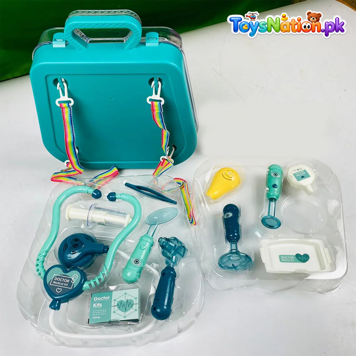 Kids Doctor Medical Kit - Pretend Play Suitcase Set with Medical Tools