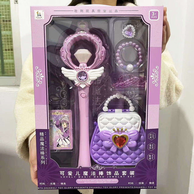 Kids Magic Wand - Electric Luminous Wand with Light & Sound Effects Hover Image