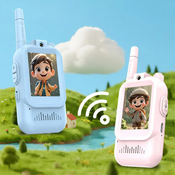 2pcs Rechargeable Kids Video Walkie Talkie