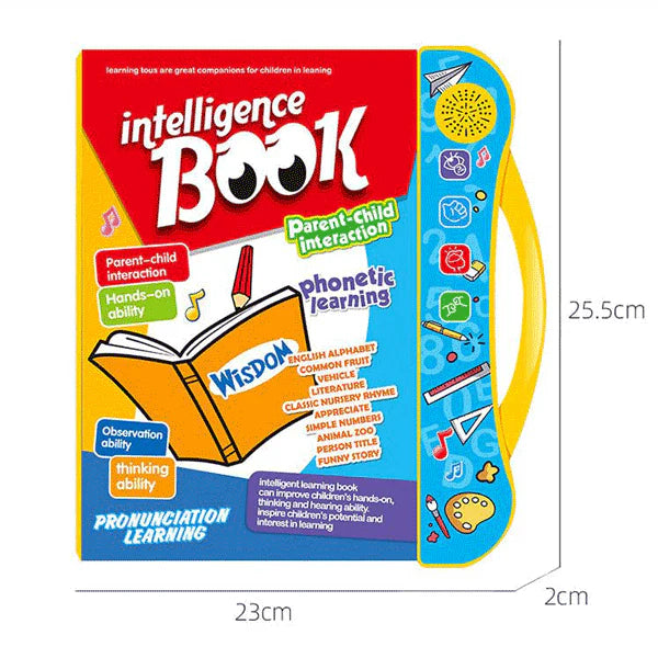 Kids Educational Sound Book - Battery Operated Interactive Learning Toy