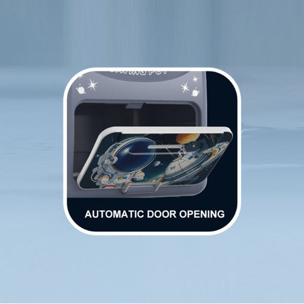 Automatic Door Open Light Music Password+facial Unlock Intelligent Piggy Bank Toys