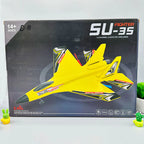 SU-35 RC Foam Plane - 2.4G Remote Control Glider with LED Night Lights