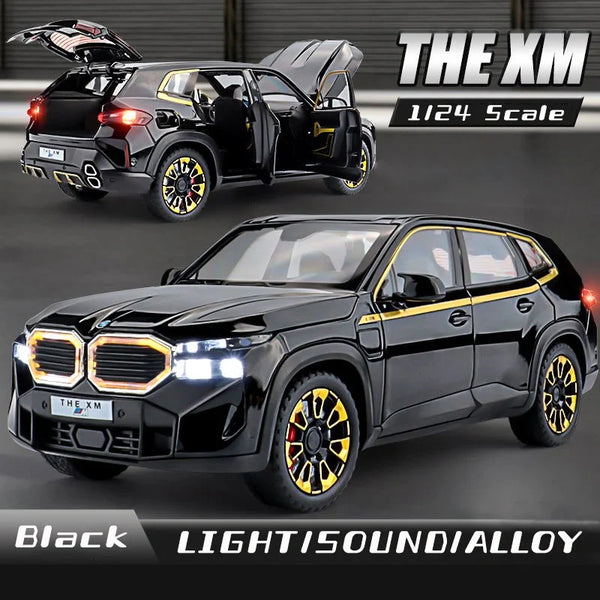 1:24 Scale BMW XM Die-Cast Model - Luxury SUV with Acrylic Display Box