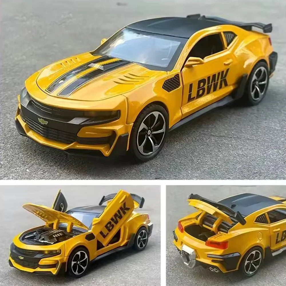 1:24 Scale Chevrolet Camaro Die-Cast Model - Alloy Muscle Car with Opening Doors Secondary image