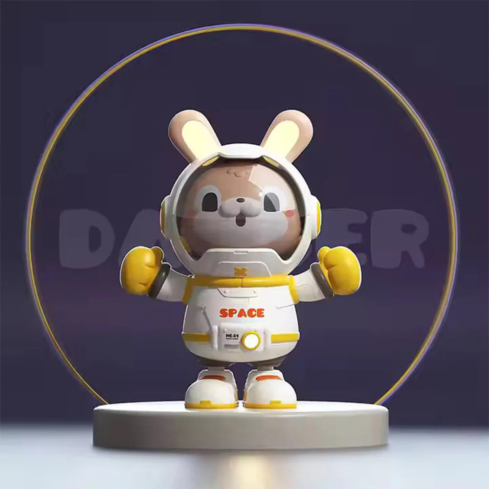 Electric Dancing Space Rabbit Toy - Walking Musical Toy with Lights & Sound