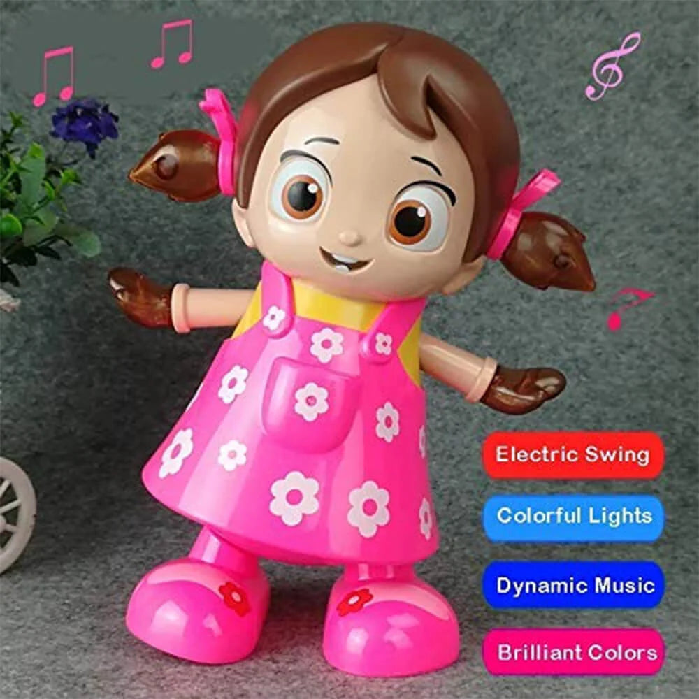 Musical Dancing Doll - Interactive Toy with Flashing Lights & Sound