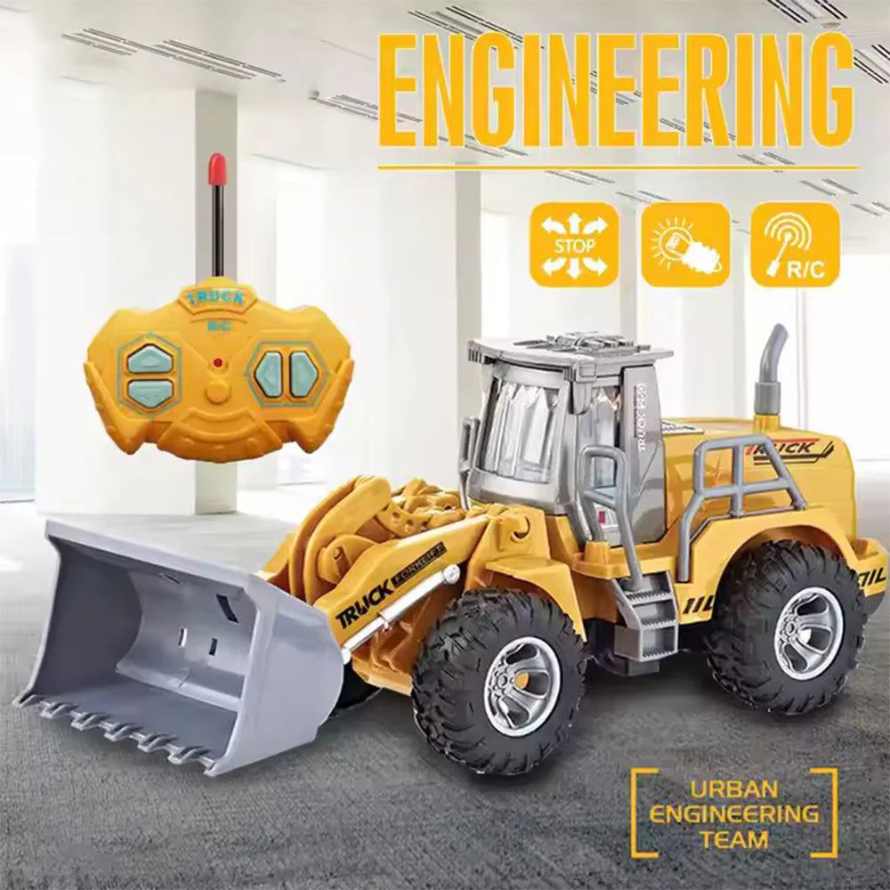 Construction Bulldozer Toy 1:16 Scale - City Engineering Truck for Kids Main image