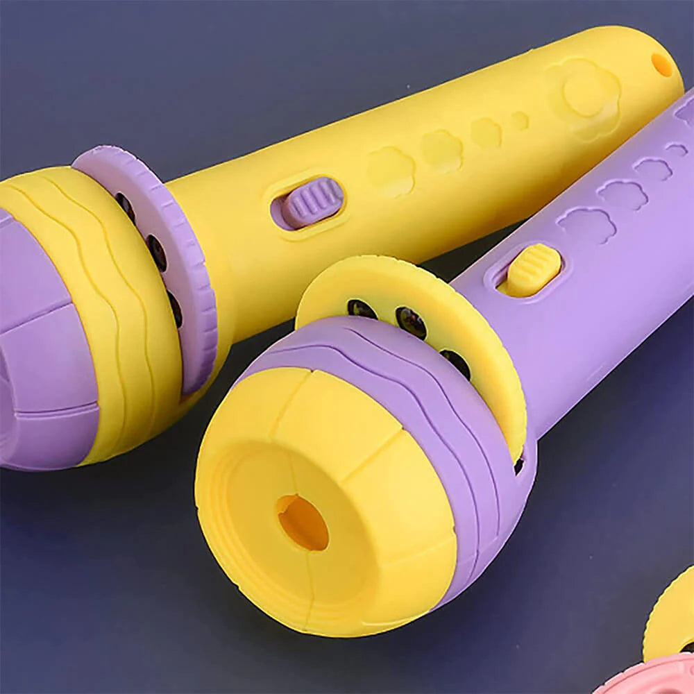 Mini Flashlight Projector Toy - Slide Projector for Kids