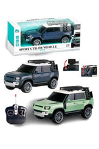 1:16 Scale RC Land Rover Defender - Remote Control Off-Road Vehicle with Rechargeable Battery
