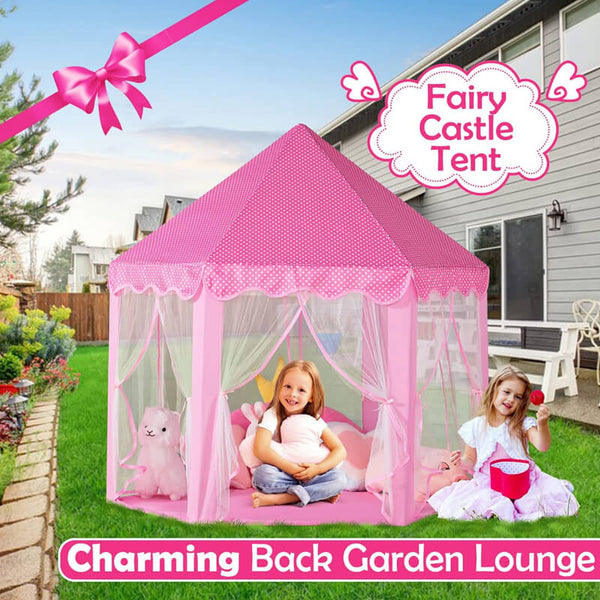 Princess Castle Tent House - Large Play Tent for Girls Indoor/Outdoor