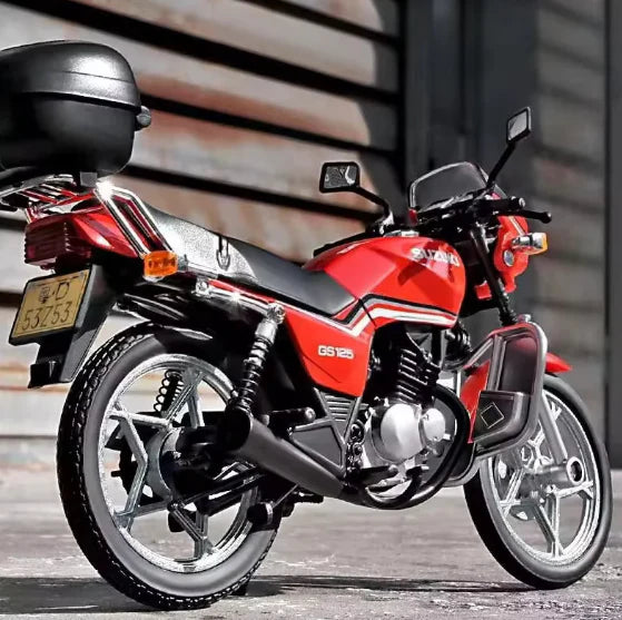 1:12 Suzuki GS125 Motorcycle Model - Diecast Metal Bike Collectible