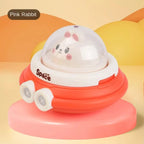 Mini Press & Go Spaceship Toy - Friction Powered Space Vehicle for Kids - 1Pcs
