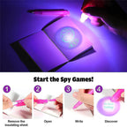 Pack of 2 - Invisible Magic Pen With Uv-light