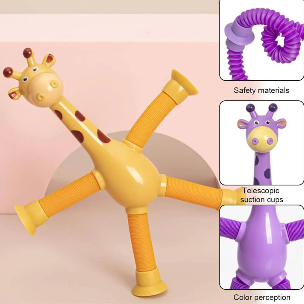 Cute Giraffe Stretch Tube Stress Relief Sensory Toy