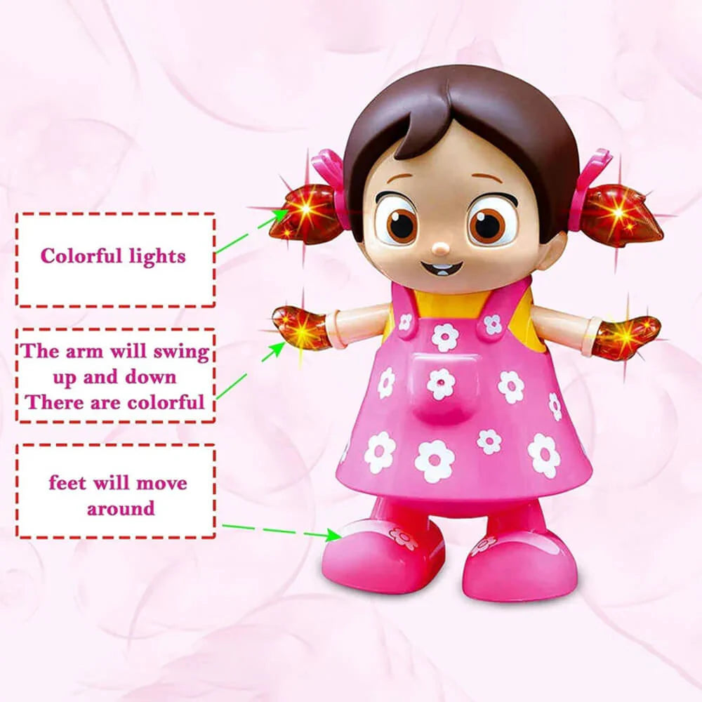 Musical Dancing Doll - Interactive Toy with Flashing Lights & Sound