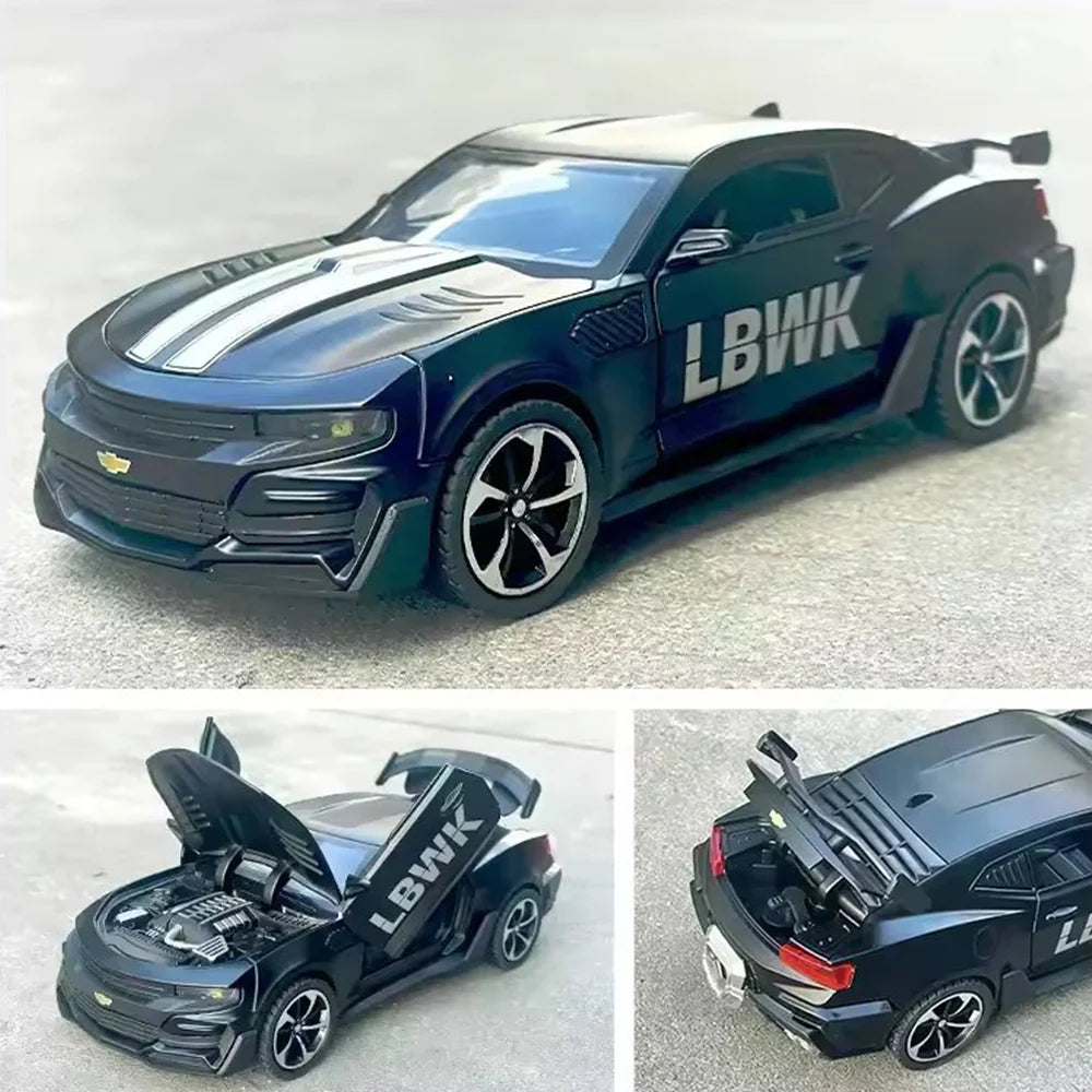 1:24 Scale Chevrolet Camaro Die-Cast Model - Alloy Muscle Car with Opening Doors