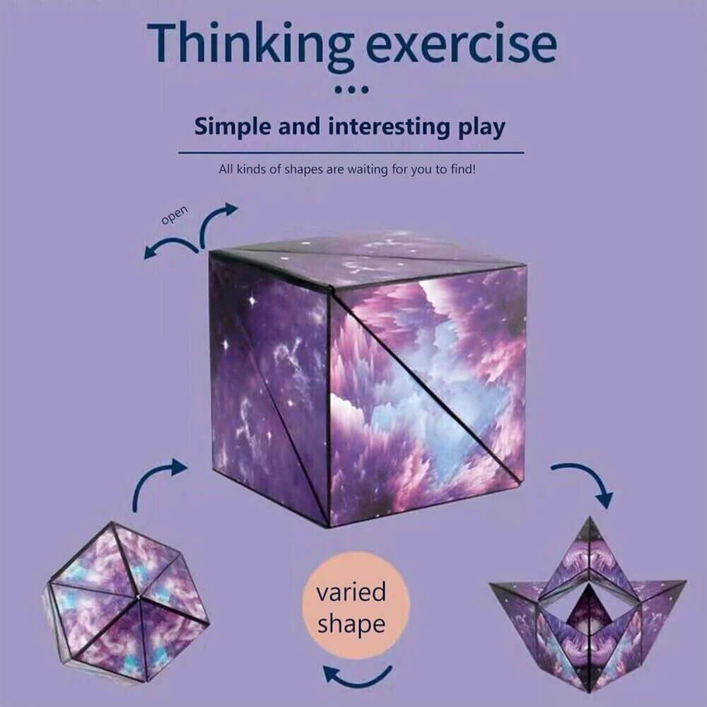 3d Geometric Brain Infinity Teaser Magic Cube