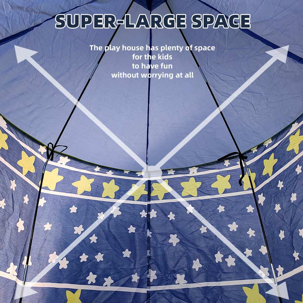 Kids Play Tent House - Beautiful Cubby Tent for Indoor & Outdoor Play