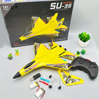 SU-35 RC Foam Plane - 2.4G Remote Control Glider with LED Night Lights