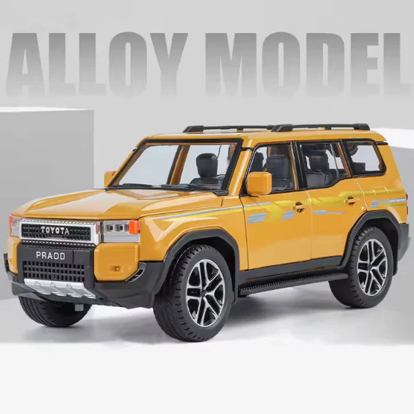 1:24 Scale Toyota Land Cruiser Prado LC250 Die-Cast Model - Alloy with Light & Sound