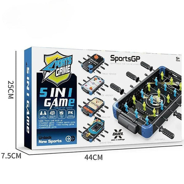 🎮 5-in-1 Multi Game Table for Kids & Family
