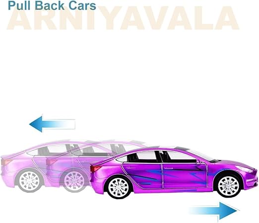 1:24 Scale Tesla Model 3 Die-Cast Model - Alloy Car with Lights & Sound