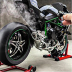 1:6 Scale Kawasaki Ninja H2R Die-Cast Motorcycle - Alloy with Smoke Effect & Lights