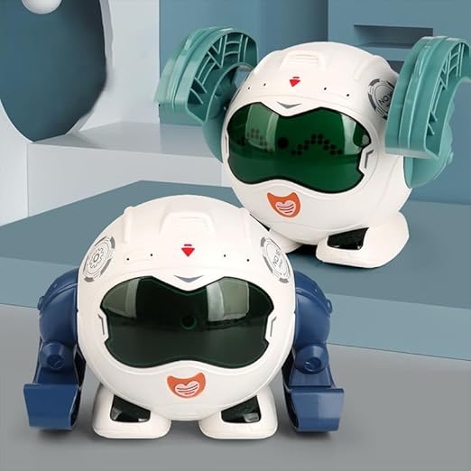 Smart Crawling Robot Toy with LED Face Display – Interactive Electronic Toy for Kids