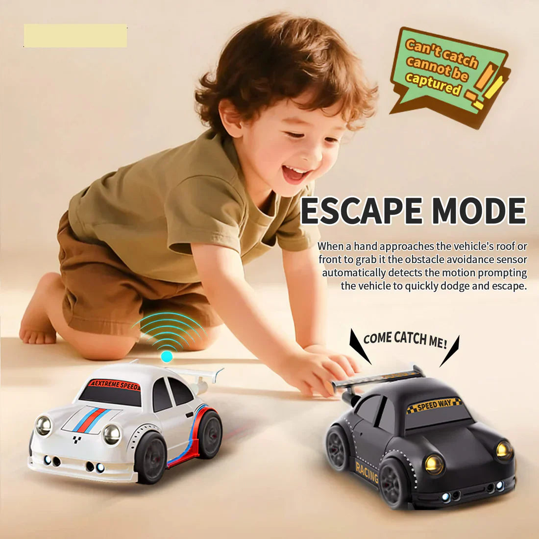 Mini Rc Car Toy 2.4GHz RC Mini Drift Car - Remote & Gesture Control with LED Lights ...