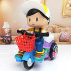 Electric Stunt Tricycle - Battery Operated Ride-On Toy for Kids