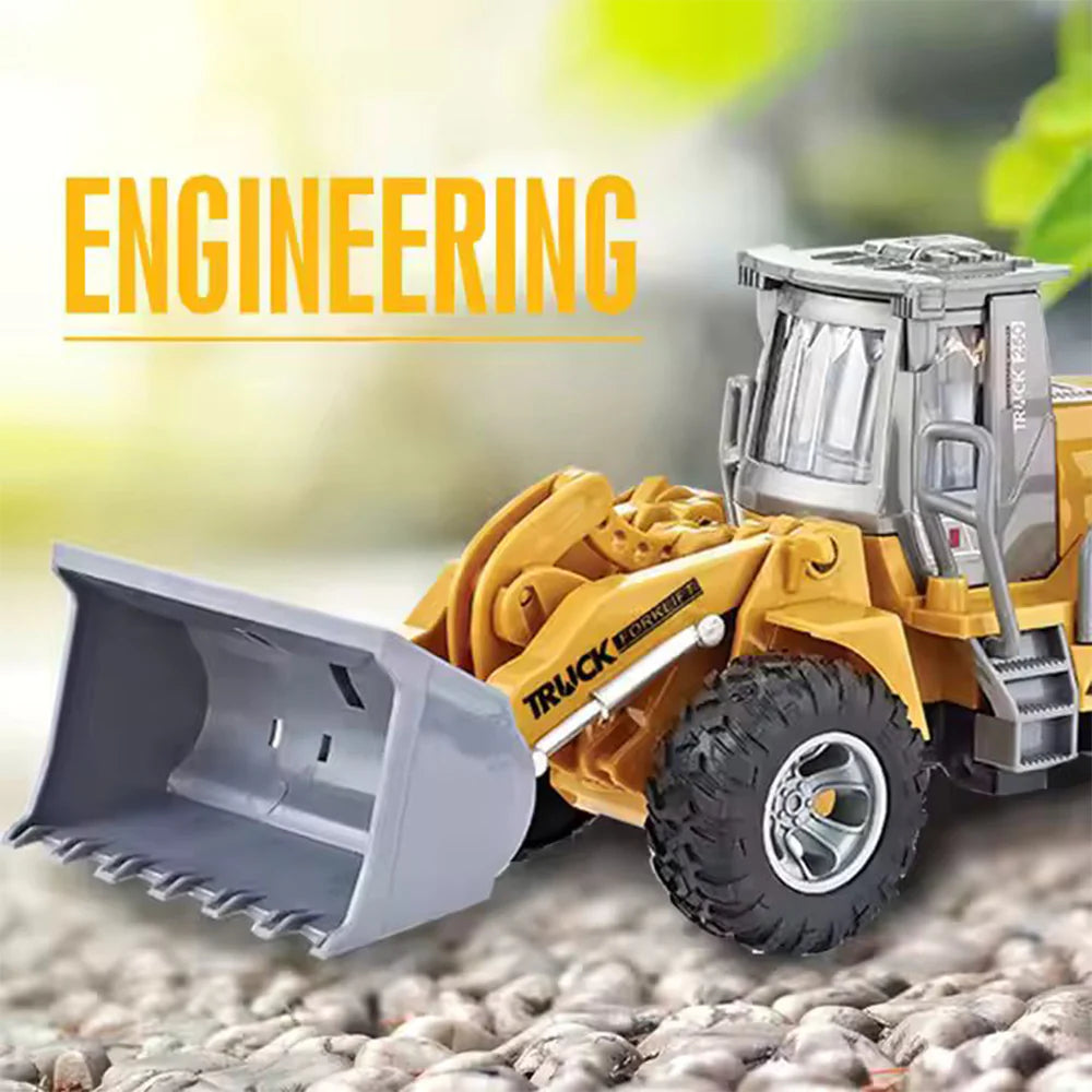 Construction Bulldozer Toy 1:16 Scale - City Engineering Truck for Kids
