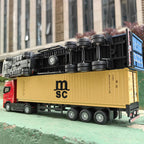 Scania Container Truck Die-Cast Model 1:50 - Heavy Duty Alloy with Opening Doors