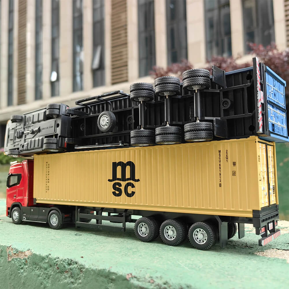 Scania Container Truck Die-Cast Model 1:50 - Heavy Duty Alloy with Opening Doors