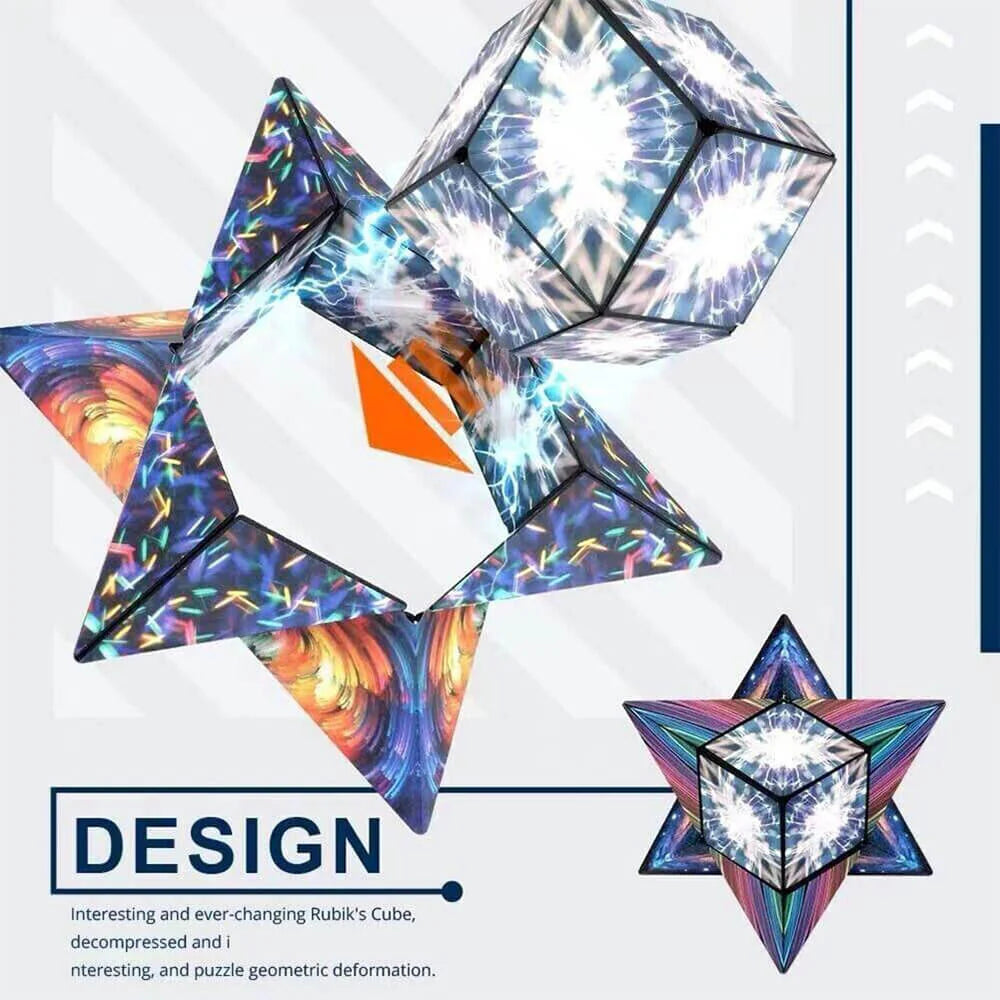3d Geometric Brain Infinity Teaser Magic Cube
