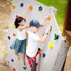 Kids Climbing Holds Set - 10 Pieces Rock Wall Grips with Screws for Indoor/Outdoor